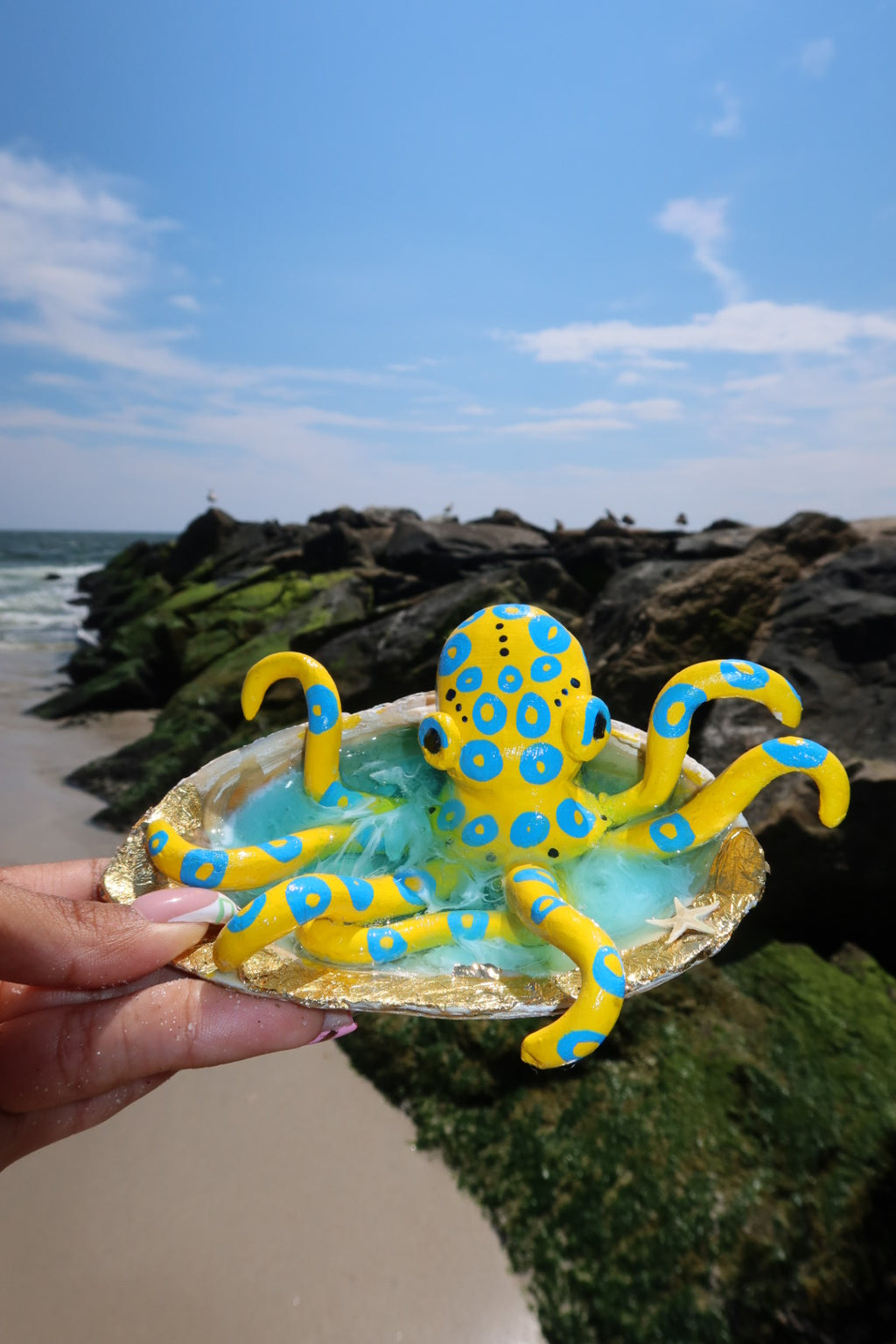 Octopus Shell Sculptures